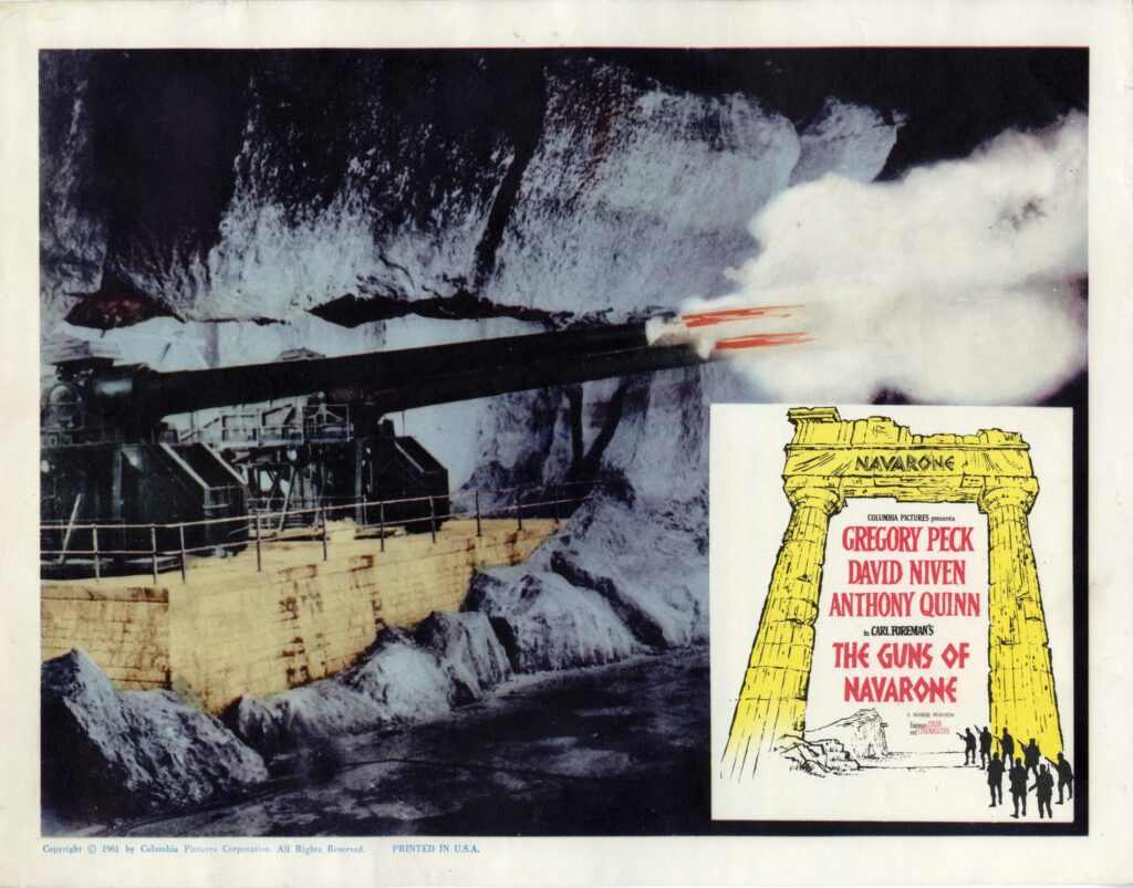 The Guns of Navarone Lobby Card 2G