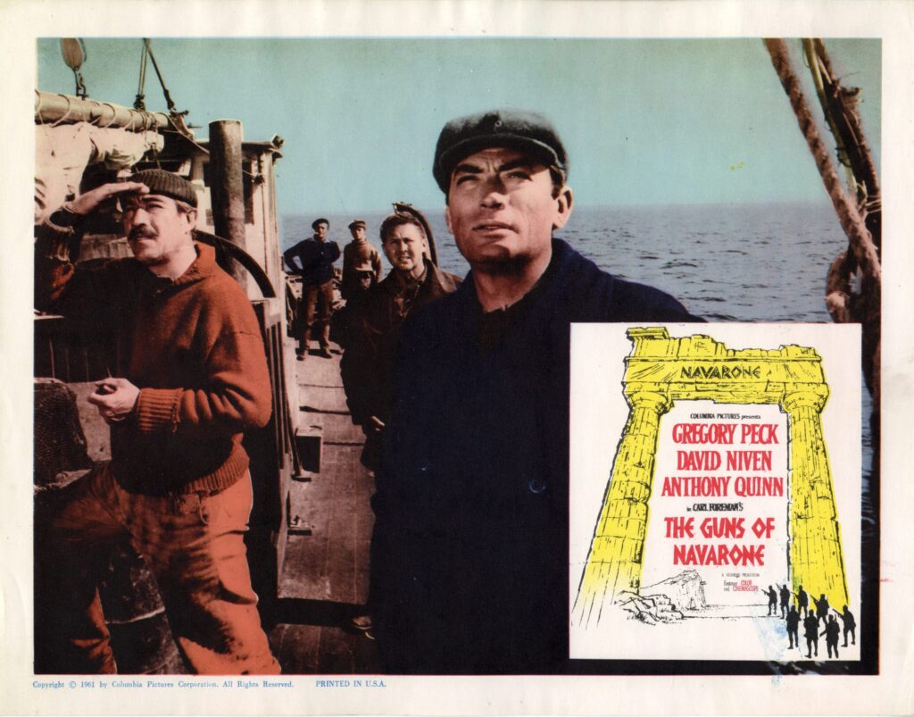 The Guns of Navarone Lobby Card 2H