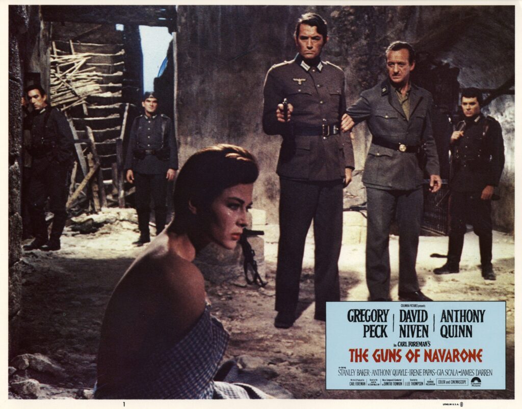 The Guns of Navarone Lobby Card 3A