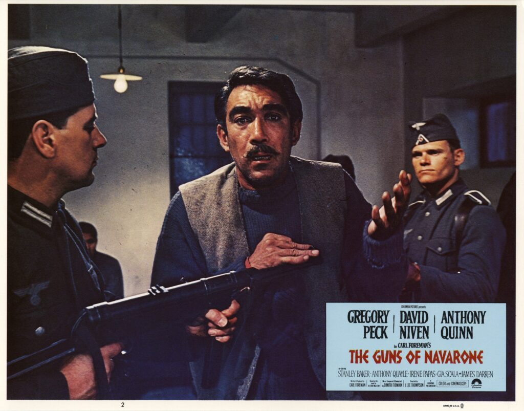The Guns of Navarone Lobby Card 3B