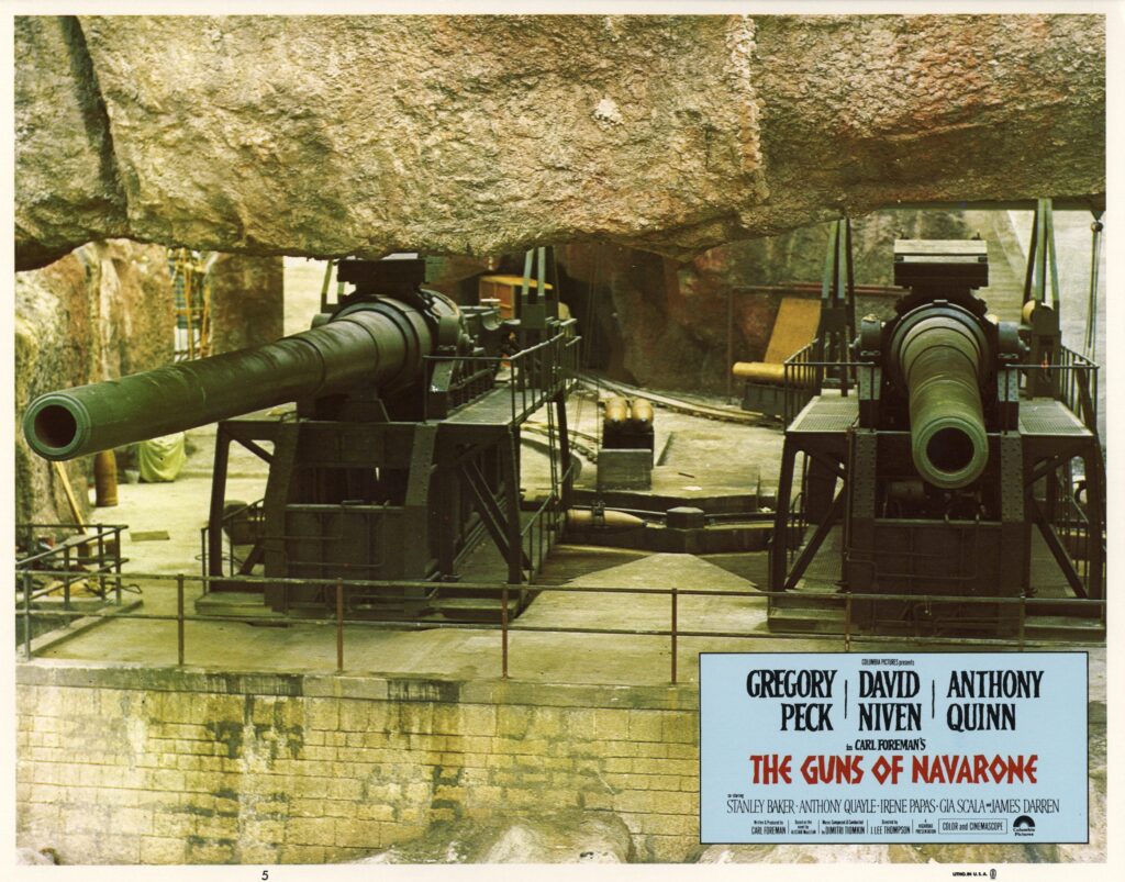 The Guns of Navarone Lobby Card 3E