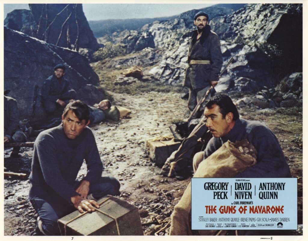 The Guns of Navarone Lobby Card 3G