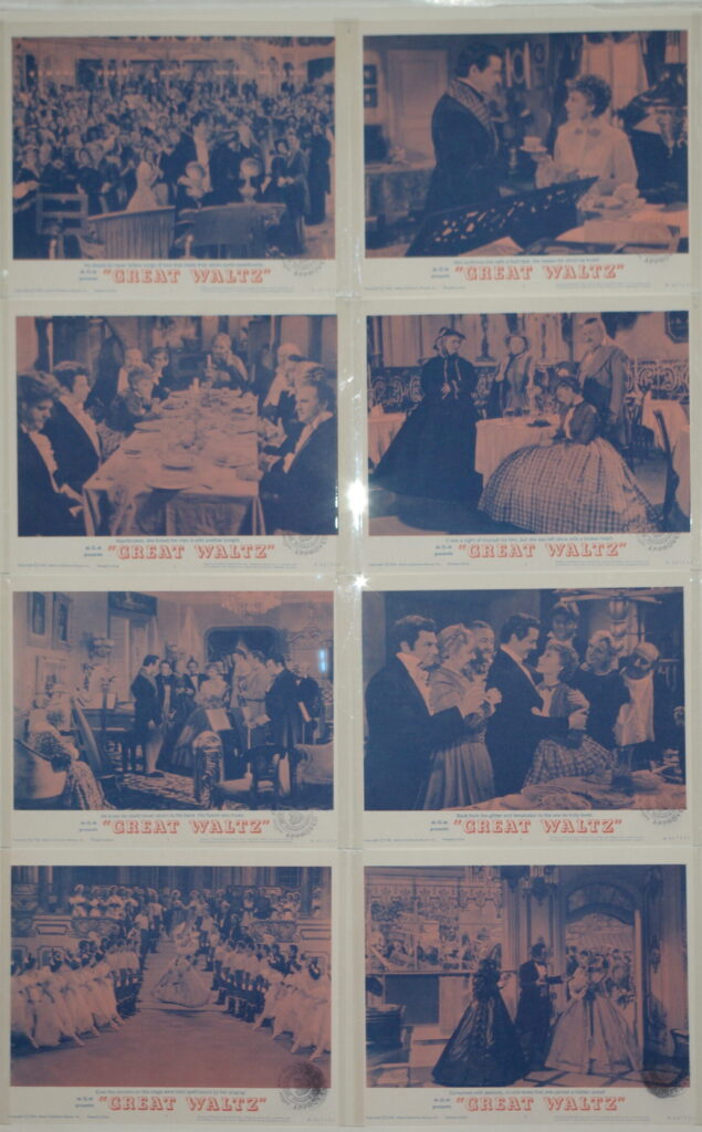 The Great Waltz Lobby Cards 8 Sheets