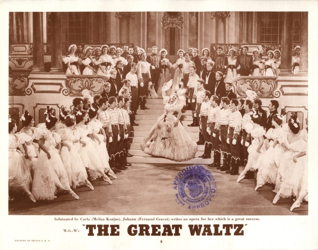 The Great Waltz Lobby Card 2H