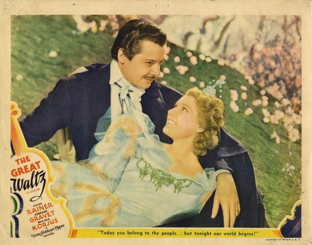 The Great Waltz Lobby Card 3D