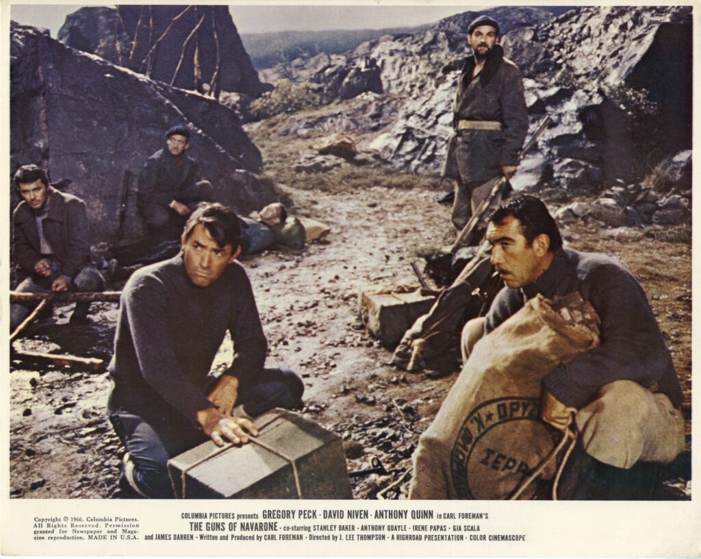 The Guns of Navarone Lobby Card D