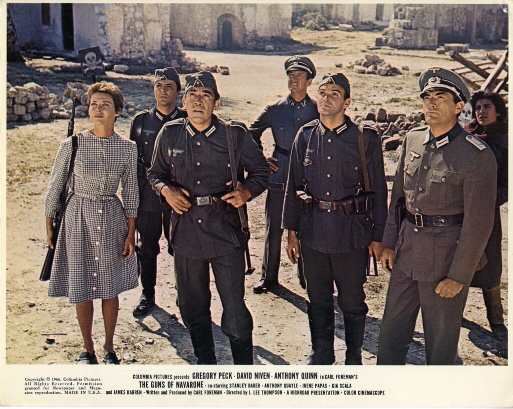 The Guns of Navarone Lobby Card F