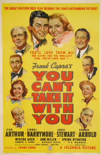 You Can't Take It With You one sheet poster