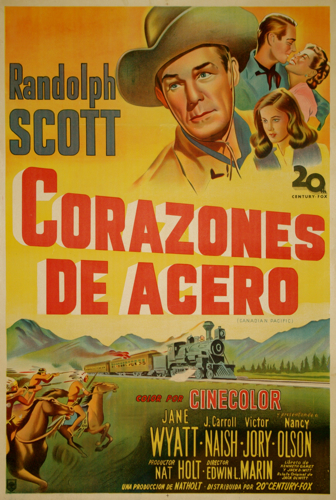 Canadian Pacific (Corazones de Acero) one sheet poster