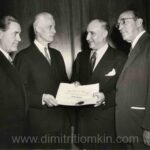 Dimitri Tiomkin with Robert Russell Bennett and Sigmund Spaeth, 1949