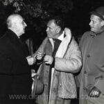 Dimitri Tiomkin with Andrew Marton and Richard Harris, circa 1962-1963