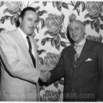Dimitri Tiomkin with Jose M. Castro, circa 1954-1955