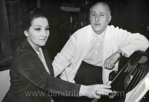 Dimitri Tiomkin with Galina Oleinichenko