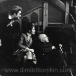 Dimitri Tiomkin with Olivia Tiomkin and Christopher Palmer, 1976.