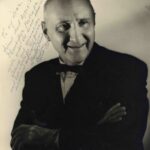 Dimitri Tiomkin portrait by Gyenes, number 3, inscribed to Christopher Palmer, 1970