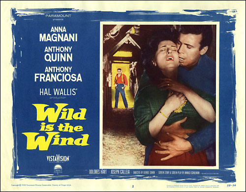 Wild Is the Wind lobby card B