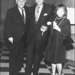 Dimtri Tiomkin with Mr. and Mrs. Rouben Mamoulian, 1972