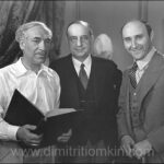 Dimitri Tiomkin with Edwin Carewe and Montague Glass, 1930