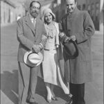 Dimitri Tiomkin with Fernandez Arbos and Lupita Tovar, circa 1930