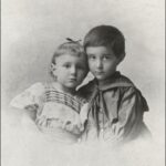Dimitri Tiomkin with his sister, circa 1900